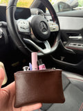 Small Brown Leather Pouch